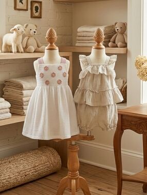 2T Girls Dress Bundle | Kensie Girl Floral Sundress + Beige Swing Set